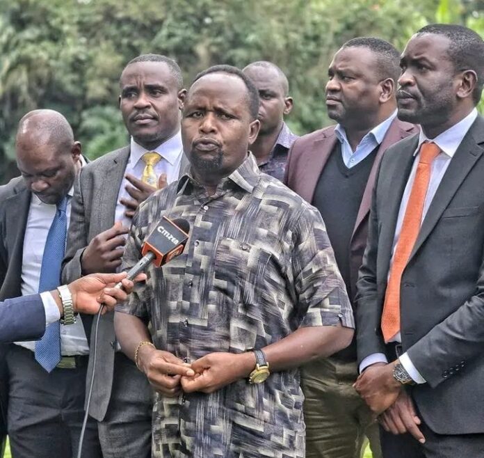 Governor Natembeya mmets Luhuya leaders in Nairobi, Photo courtesy Governor Natembeya